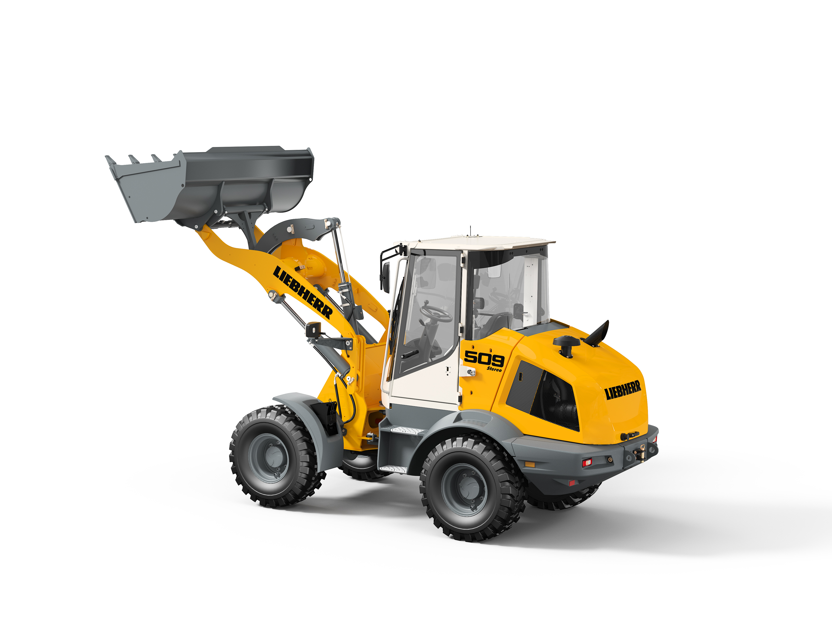 L574 1/16 Chargeur sur pneus YWG - métallique