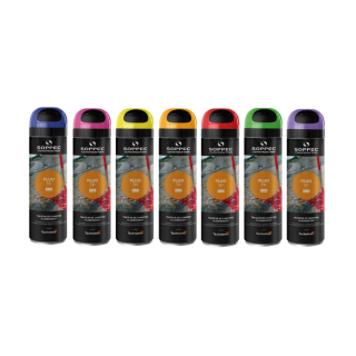  Traceur de chantier fluorescent - gamme FLUO TP - Soppec (SOP14151X)