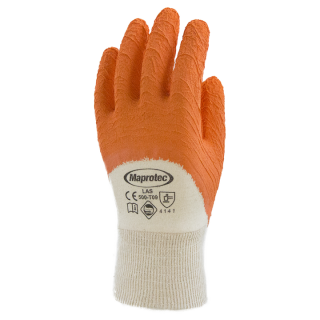  Gant tricoté - enduction latex naturel