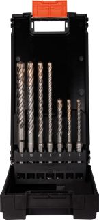  Coffret de 7 forêts SDS-plus (Ø 5-6-8 x 110 + 6-8-10 x 160 + 12 x 160) -Schill