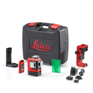  Laser multi-lignes 3 x 360° avec adaptateur multifonctionnel et support mural - LINO L6G - Leica