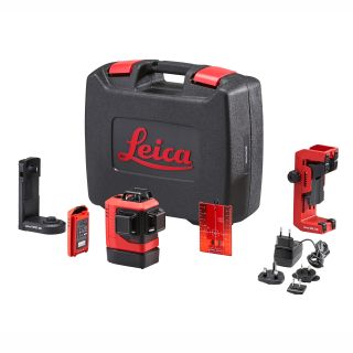  Laser multi-lignes 3 x 360° avec adaptateur multifonctionnel et support mural - LINO L6R - Leica