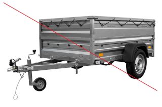 Location Remorque utilitaire 500 kg