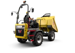 Location Dumper sur pneus arceau réversible 3600 L - 6T