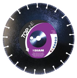  Disque diamant Ø 300 Al.20 Fonte - PVC - Métal / Haut rendement - Diam Industries