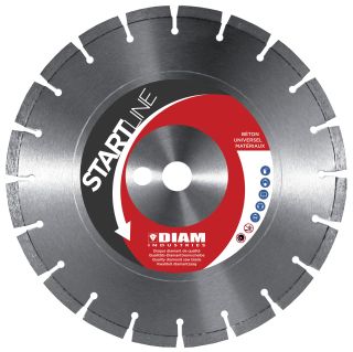  Disque diamant Ø 230 Al.22,2 Béton - Universel matériaux / Bon rendement - Diam Industries