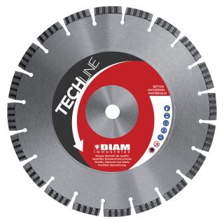  Disque diamant Ø 350 Al.25,4 Béton - Universel matériaux / Performant - Diam Industries