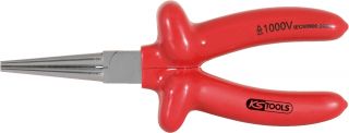  Pince bec rond isolée - L160 mm - KS Tools