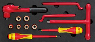  Coffret d'outils isolés pour véhicules électriques et hybrides - 16 pièces - KS Tools