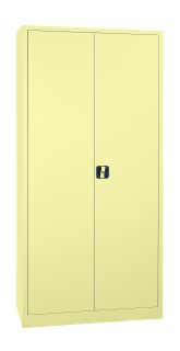  Armoire haute beige 180 x 80 x 38 cm - portes battantes