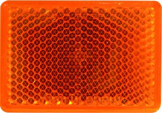  Catadioptre rectangulaire - Orange - 56 x 39 mm (lot de 2 pièces)
