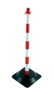  Poteau de support - Rouge / Blanc - Poids 2,8 kg - Hauteur : 90 cm