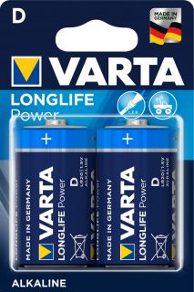  Pile D (LR20) Varta - Blister de 2