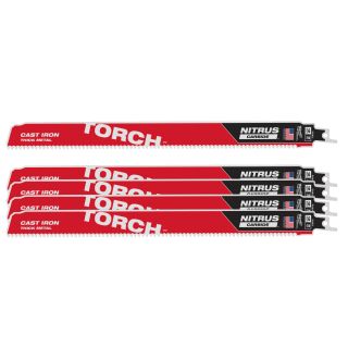  Lames scie sabre TCT Torch Nitrus 300 mm (x5) - Milwaukee