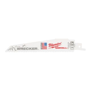  Lames scie sabre Wrecker 150 mm (x5) - Milwaukee