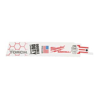  Lames Scie Sabre Torch 150 x 10 mm (x5) - Milwaukee
