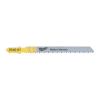  Lames scie sauteuse 75 x 2.5 mm T 101 B (x5) - Milwaukee