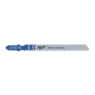  Lames scie sauteuse 75 x 3 mm T 127 D (x5) - Milwaukee