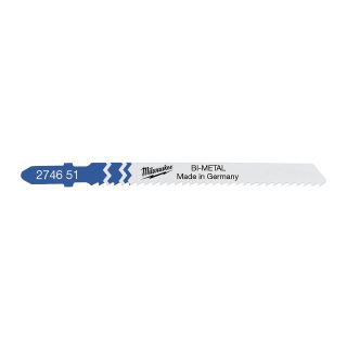  Lame sabre sauteuse bi-métal 75 mm (x5) - Milwaukee