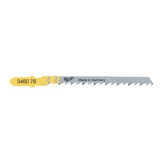  Lames scie sauteuse 75 x 4 mm T 244 D (x5) - Milwaukee