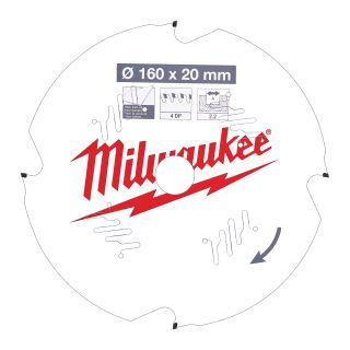  Lame scie circulaire FC 160 x 20 x 2,2/4 diamant - Milwaukee