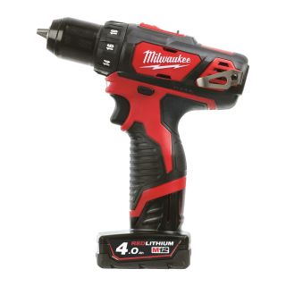  Perceuse visseuse 12 V - Milwaukee - 2 batteries 4 Ah - 38 Nm