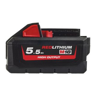 Batterie M18 5,5Ah 18V Red Lithium - M18 HB5.5 Milwaukee 
