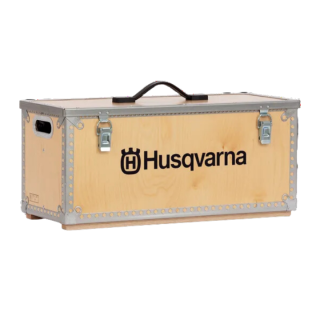 Coffre bois transport 2 batteries et 1 chargeur - Husqvarna