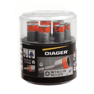  Coffret de 7 douilles power - Diager