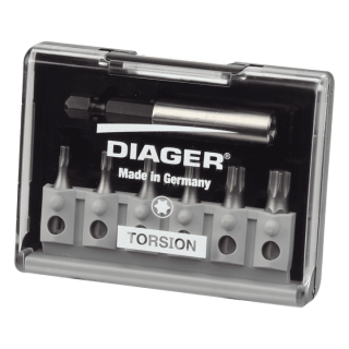  Coffret de 7 embouts torsion Torx - Diager