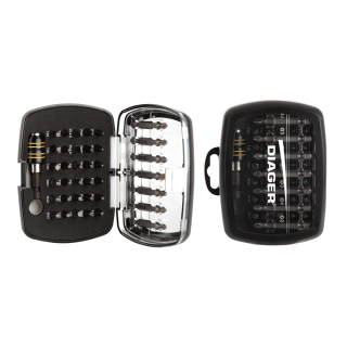  Coffret embouts torsion - 38 pièces - Diager