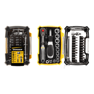  Coffret vissage de 38 pièces - Diager