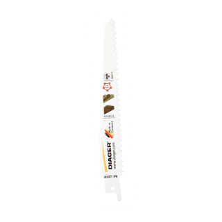  5  lames de scie sabre 150 mm bois, composites - Diager
