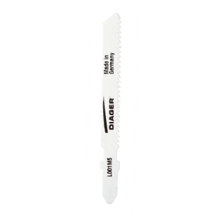  5 lames de scie sauteuse 76 mm acier et aluminium - Diager