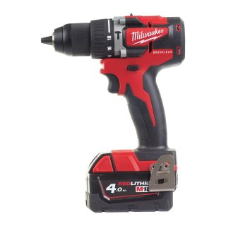  Perceuse à percussion Compacte Brushless 18 V - Milwaukee - 2 batteries 4 Ah - 60 Nm