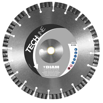  Disque diamant Mixte Ø 350 mm - alésage 20 - Diam Industries