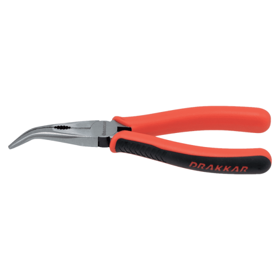  Pince coudée à 45° bec 1/2 ronde 160 mm