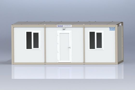 Location Bungalow modulaire 6 mètres R+2 - HSP 2,30 - Avec gardes corps