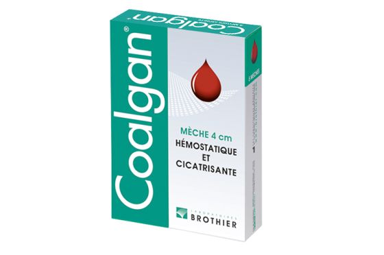  Boîte de 5 mèches hémostatiques stériles Coalgan - Farmor