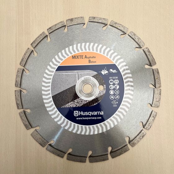  Disque diamant Ø300 mm - Mixte asphalte - béton - Husqvarna