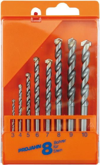  Jeu de 8 forêts béton (de Ø 3 à 10 mm) -Schill