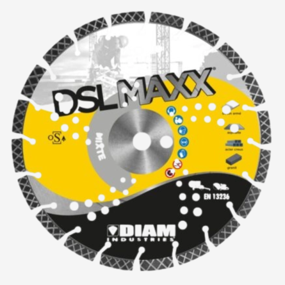  Disque diamant mixte Ø 350 mm Al.25,4 Technologique - DSLMAXX Diam Industries