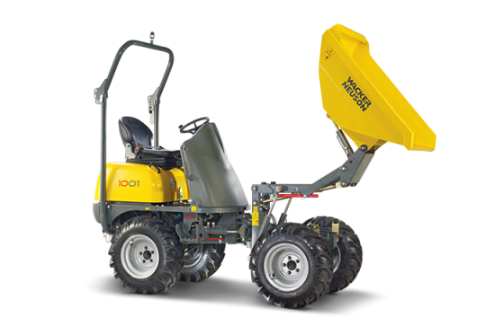 Location Dumper sur pneus déversement haut 550 L - 1T