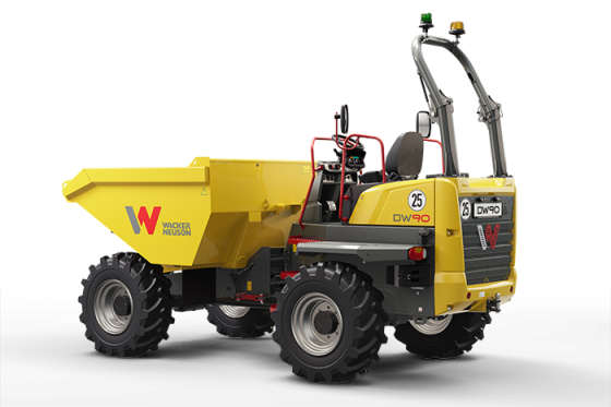 Location Dumper sur pneus arceau 4400 L - 9T