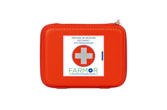  Trousse de secours "Bâtiment" - 4 à 6 personnes - Farmor