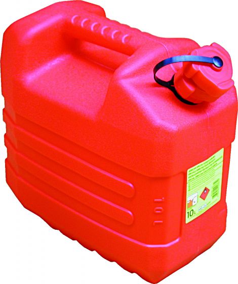  Jerrican polyéthylène rouge - Agréé Hydrocarbure - 5 / 10 /20 L