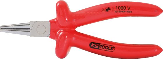  Pince bec rond isolée 160 mm - KS Tools