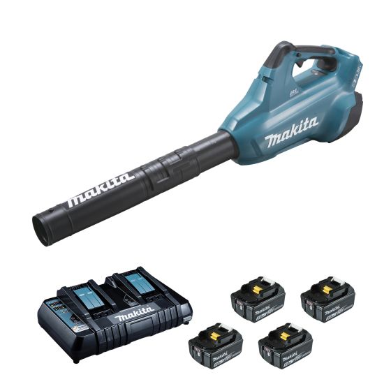  Souffleur 36 V (2 x 18V) - 4 batteries Li-Ion 5 Ah - Makita