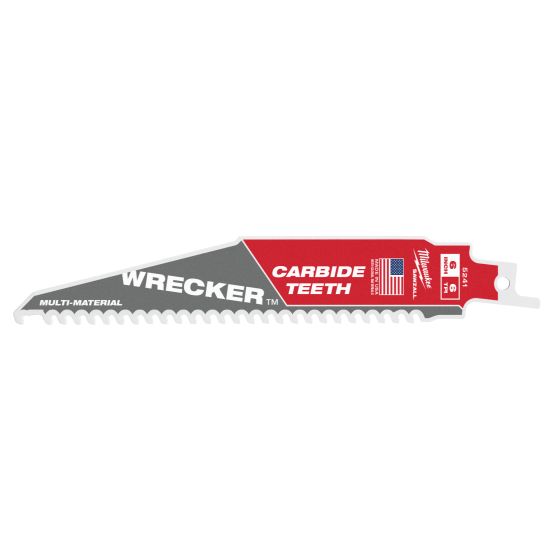  Lame scie sabre TCT Wrecker 150 mm (x1) - Milwaukee