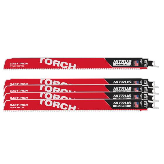  Lames scie sabre TCT Torch Nitrus 300 mm (x5) - Milwaukee
